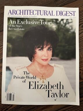 Architectural Digest Elizabeth Taylor